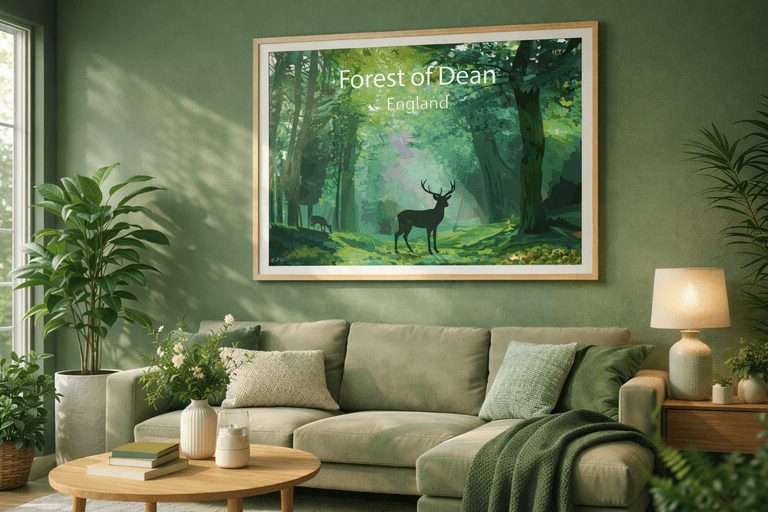 Forest of Dean Poster - Tideaway Studio