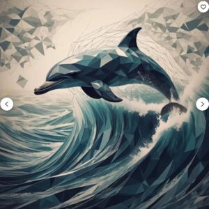 Bottlenose Dolphin Greeting Card